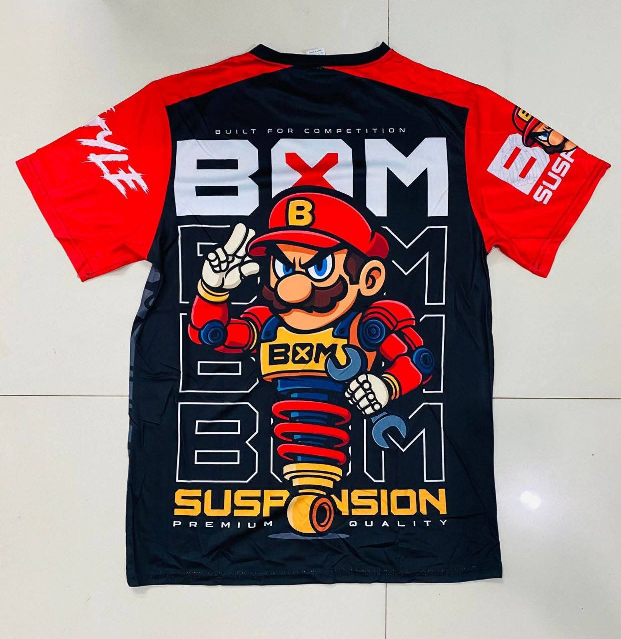 Free BOMX T-shirt back